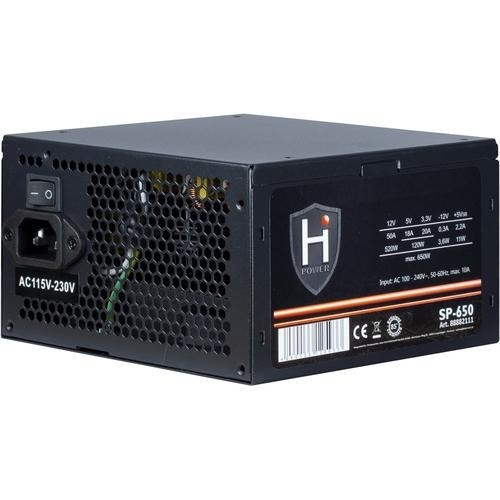 Inter-Tech HIPOWER SP-650 power supply unit 650 W 20+4 pin ATX ATX Black image 2