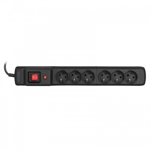Activejet COMBO 6GN 5M black power strip with cord image 2