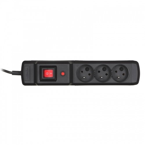 Activejet COMBO 3GN 3M black power strip with cord image 2