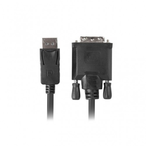 Lanberg Cable DisplayPort - DVI -D M/M 1m black image 2