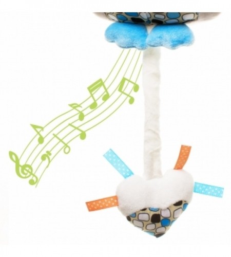 Muzikālā rotaļlieta OWL blue 4BABY OB01 image 2