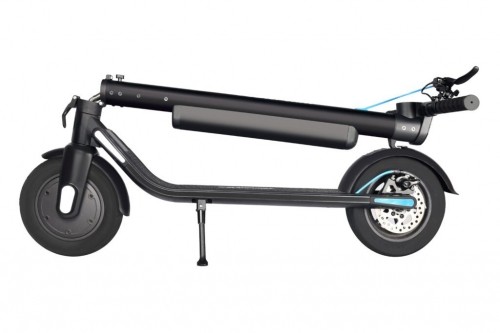 Electric scooter Blaupunkt ESC90X 20 km/h 350 W Black, Blue image 2