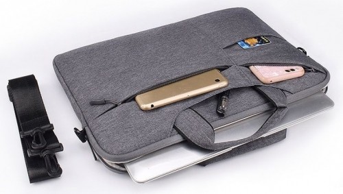 Tech-Protect laptop bag Pocketbag 14", gray image 2