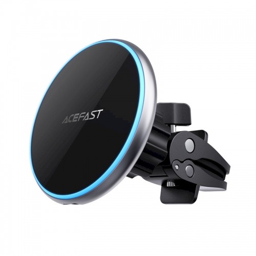 Acefast Qi Wireless Car Charger with MagSafe 15W Magnetic Phone Holder on the Ventilation Grille Black (D3 black) image 2