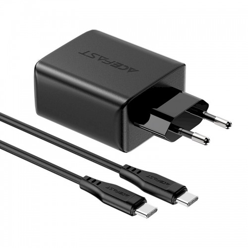 Acefast 2in1 charger 2x USB Type C / USB 65W, PD, QC 3.0, AFC, FCP (set with cable) black (A13 black) image 2