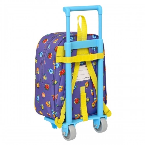 Школьный рюкзак с колесиками SuperThings Guardians of Kazoom Фиолетовый Жёлтый (22 x 28 x 10 cm) image 2