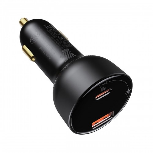Baseus Superme Car charger, USB, USB-C, 100W (black) image 2