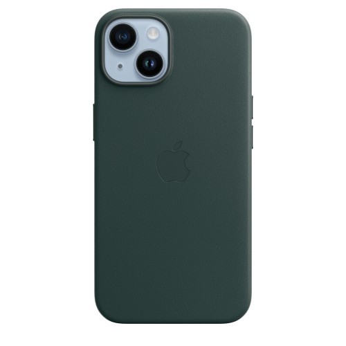 Apple Case iPhone 14 leather Forest green image 2