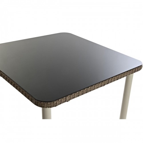 Набор из дивана и стола DKD Home Decor Стеклянный синтетический ротанг Сталь (190 x 190 x 70 cm) image 2