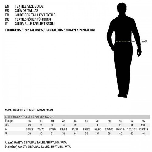 Pieaugušo Sporta Tērpu Bikses Koalaroo Espartaco Melns Vīriešu image 2