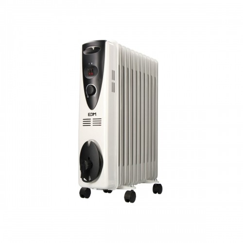 Масляный радиатор (11 секций) EDM 07123 Белый 2500 W image 2