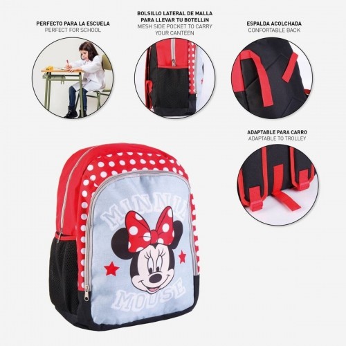 Школьный рюкзак Minnie Mouse Красный (32 x 41 x 14 cm) image 2