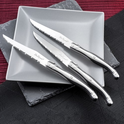 Набор ножей для мяса Lou Laguiole Tradition Металл Двухцветный 6 штук (23 x 1,2 x 1,1 cm) image 2