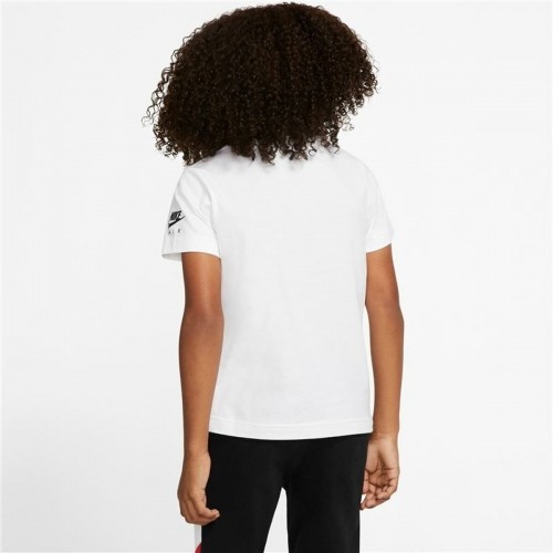 Bērnu Krekls ar Īsām Piedurknēm Nike Air View Balts image 2