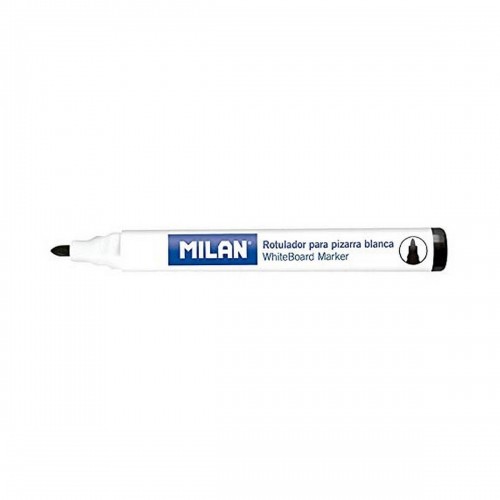 Marķieris Milan Baltā tāfele 12 gb. Melns PVC image 2