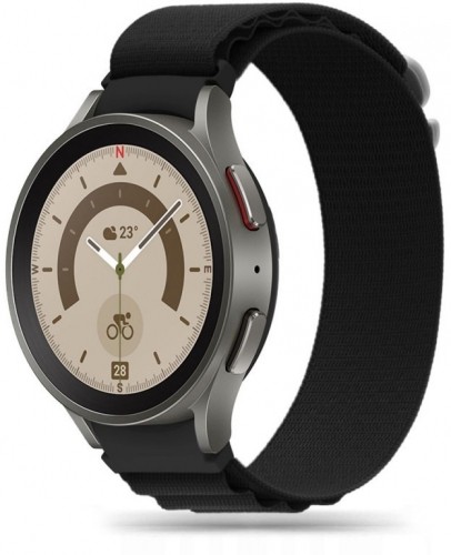 Tech-Protect watch strap Nylon Pro Samsung Galaxy Watch 4/5/5 Pro, black image 2