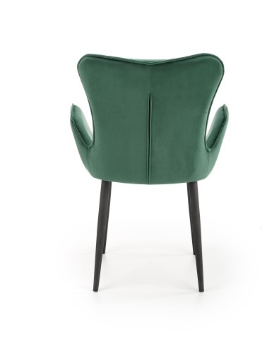 Halmar K427 chair color: dark green image 2
