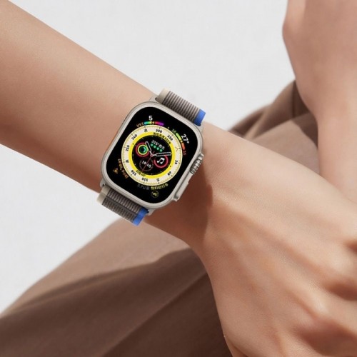 Tech-Protect watch strap Nylon Apple Watch 42/44/45/49mm, grey/blue image 2