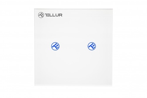 Tellur Smart WiFi switch, SS2N 2 port 1800W 10A image 2