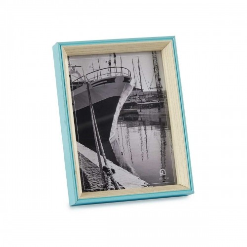 Gift Decor Фото рамка Стеклянный Синий Белый Деревянный MDF (3 x 22 x 17 cm) (6 штук) image 2