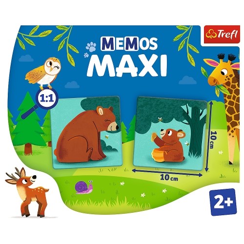 Trefl Games TREFL Memo Maxi Dzīvnieki image 2
