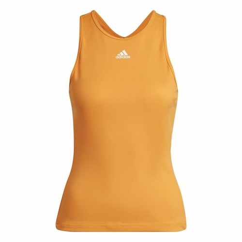 Женская футболка без рукавов Adidas Hyperglam Оранжевый image 2