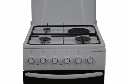 Gas cooker with electric oven Schlosser FS4313MAZW image 2