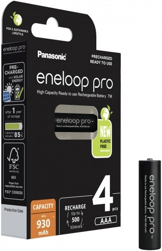 Panasonic Batteries Panasonic eneloop rechargeable battery Pro AAA 930 4BP image 2