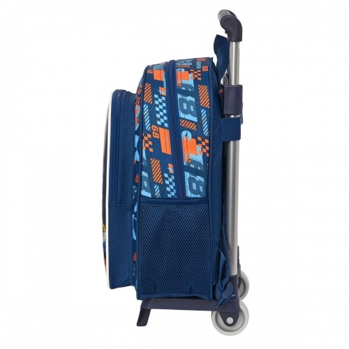 Школьный рюкзак с колесиками Hot Wheels Speed club Оранжевый (27 x 33 x 10 cm) image 2
