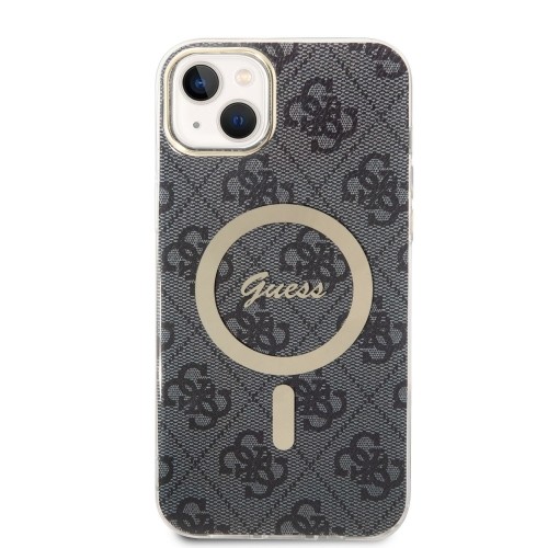 Guess 4G MagSafe Compatible Case + Wireless Charger for iPhone 14 Plus Black image 2