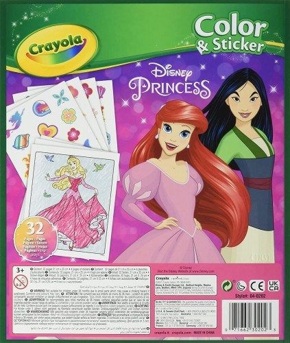 Disney Princess CRAYOLA PRINCESS Раскраска с наклейками image 2