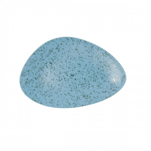 Плоская тарелка Ariane Oxide Trijstūra motīvi Keramika Zils (Ø 29 cm) (6 gb.) image 2