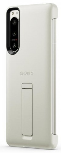 Sony Mobile Sony Stand Cover for Xperia 5 IV Beige image 2