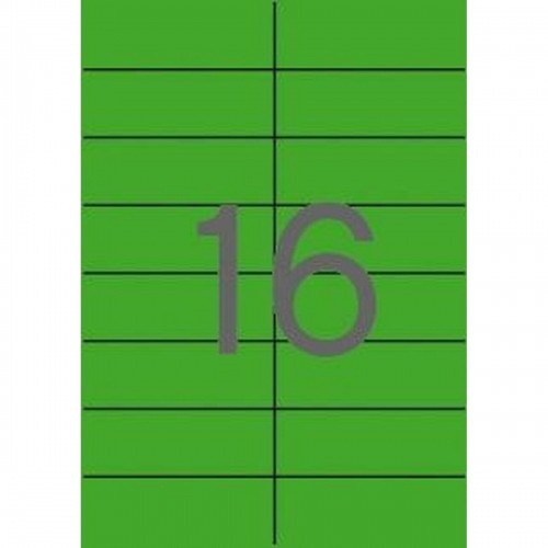 Клеи / Этикетки Apli    105 x 37 mm Зеленый A4 20 Листья image 2