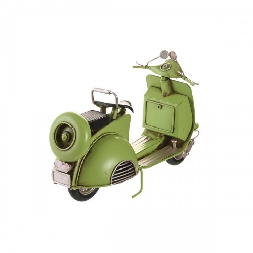 Dekoratīvās figūriņas DKD Home Decor Rozā Metāls Ceriņš Motocikls Zaļš Vintage (26 x 10 x 17 cm) (3 gb.) image 2
