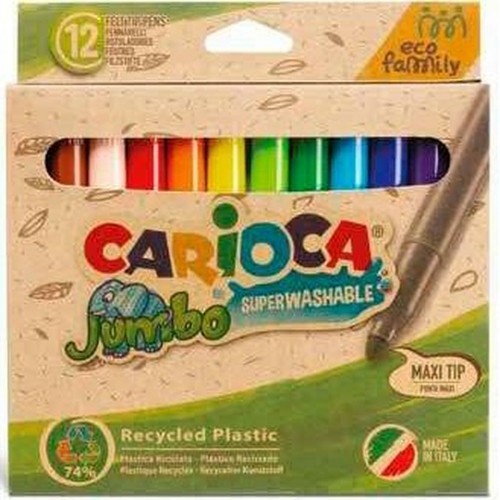 Набор маркеров Carioca Jumbo Eco Family Разноцветный 24 Предметы (24 штук) image 2