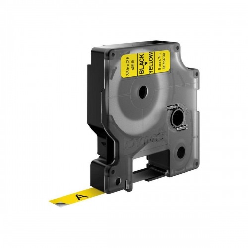 Laminēta lente iekārtu marķēšanai Dymo D1 40918 LabelManager™ Melns Dzeltens 9 mm (5 gb.) image 2