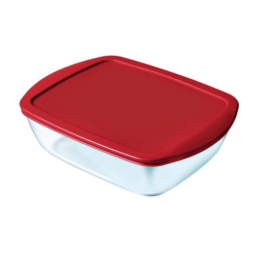 Герметичная коробочка для завтрака Pyrex Cook & store Красный Cтекло (400 ml) (6 штук) image 2