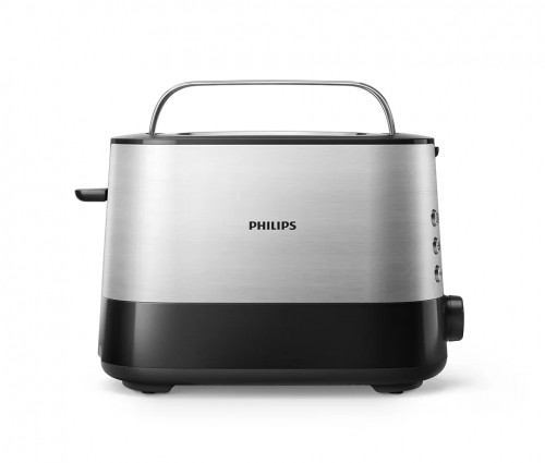 PHILIPS Tosteris 1000W, melns - HD2635/90 image 2