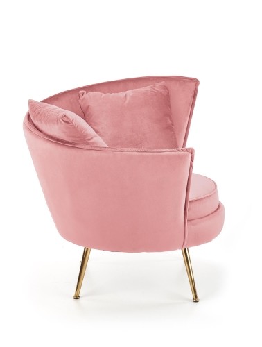 Halmar ALMOND leisure chair color: pink image 2