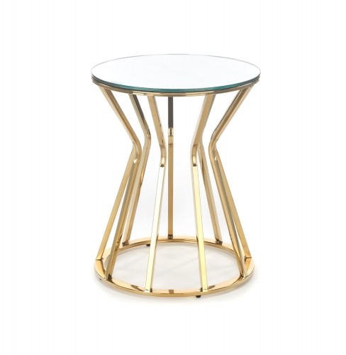 Halmar AFINA S, coffee table, mirror / gold image 2
