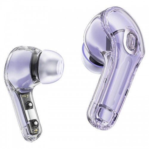 Acefast T8 Bluetooth TWS wireless headphones purple image 2