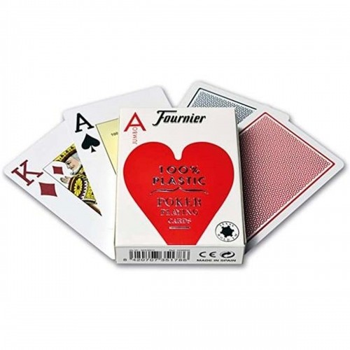 Pokera spēļu kārtis (55 kārtis) Fournier Plastmasa 12 gb. (62,5 x 88 mm) image 2