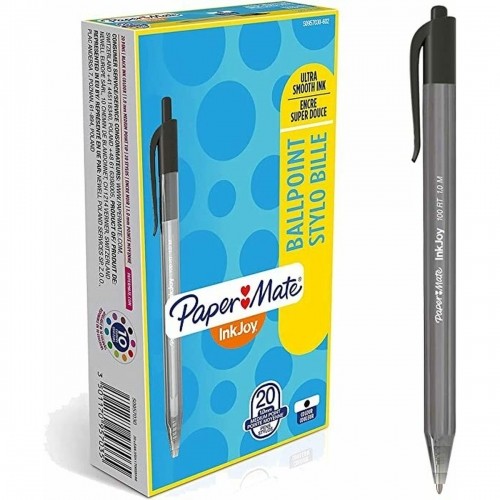 Pildspalva Paper Mate Inkjoy 20 Daudzums Melns 1 mm (36 Vienības) image 2
