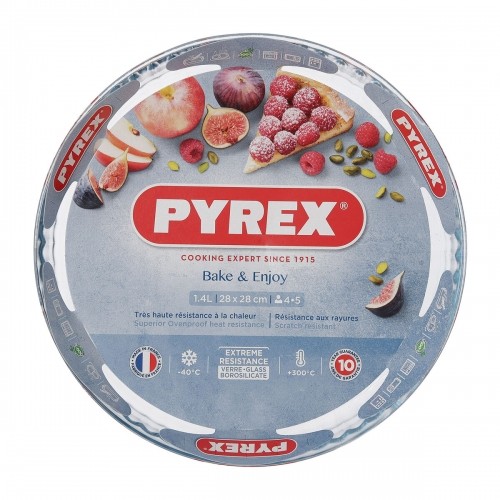 Форма для выпечки Pyrex Classic Круглый Простой 27,7 x 27,7 x 3,5 cm Прозрачный (6 штук) image 2