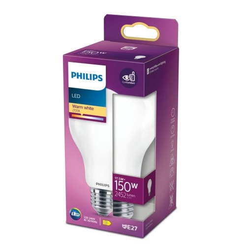 LED Spuldze Philips Standard 2452 lm E27 D 17,5 W 7,5 x 12,1 cm (2700 K) image 2
