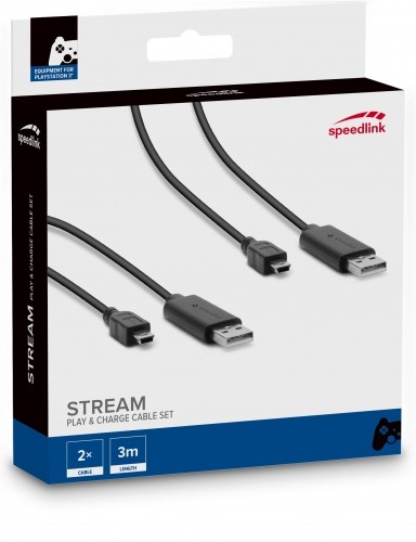 Speedlink kabelis  (SL-440100-BK) Stream PS3 2gb image 2