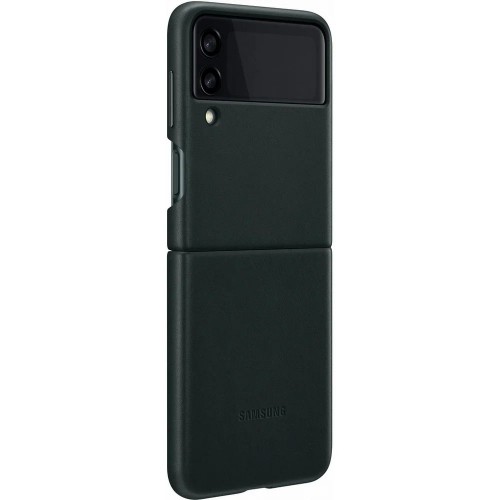 EF-VF711LGE Samsung Leather Cover for Galaxy Z Flip 3 Green image 2