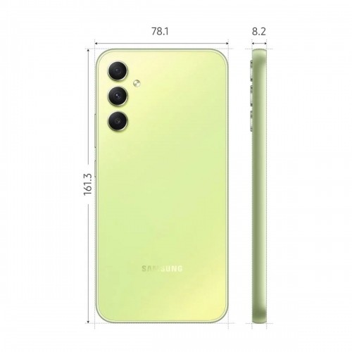 Смартфон Samsung Galaxy A34 Зеленый 8 GB RAM 256 GB 6,6" 5G image 2