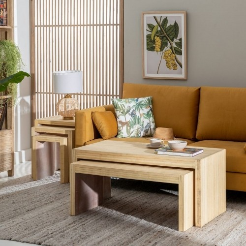 Bigbuy Home Кофейный столик 110 x 55 x 50 cm Деревянный 2 штук image 2
